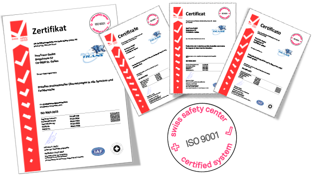 ISO-Zertifikat