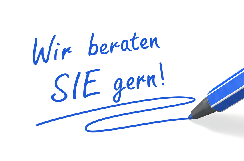 Wir beraten Sie gerne